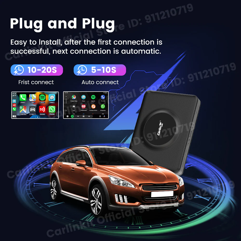 128GB Carlinkit Smart Tv Box Android 13 Wireless Carplay QCM 6125 Wireless Android Auto 8-Cores Play Video For Youtube Netflix - Image 3