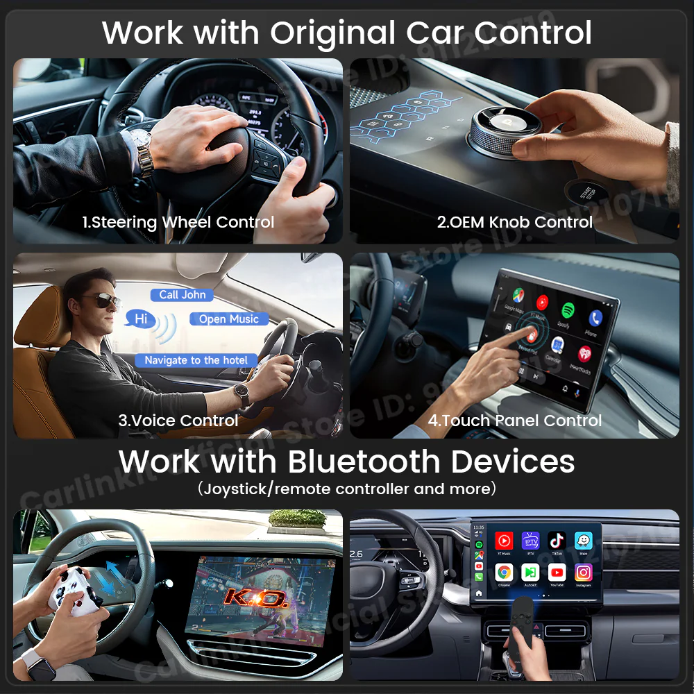 2025 Android13 SDM660 Carlinkit Carplay Android Tv Box USB A Port LED Wireless Carplay Android Auto 8-Core 4G LTE Tv Box For Youtube - Image 7
