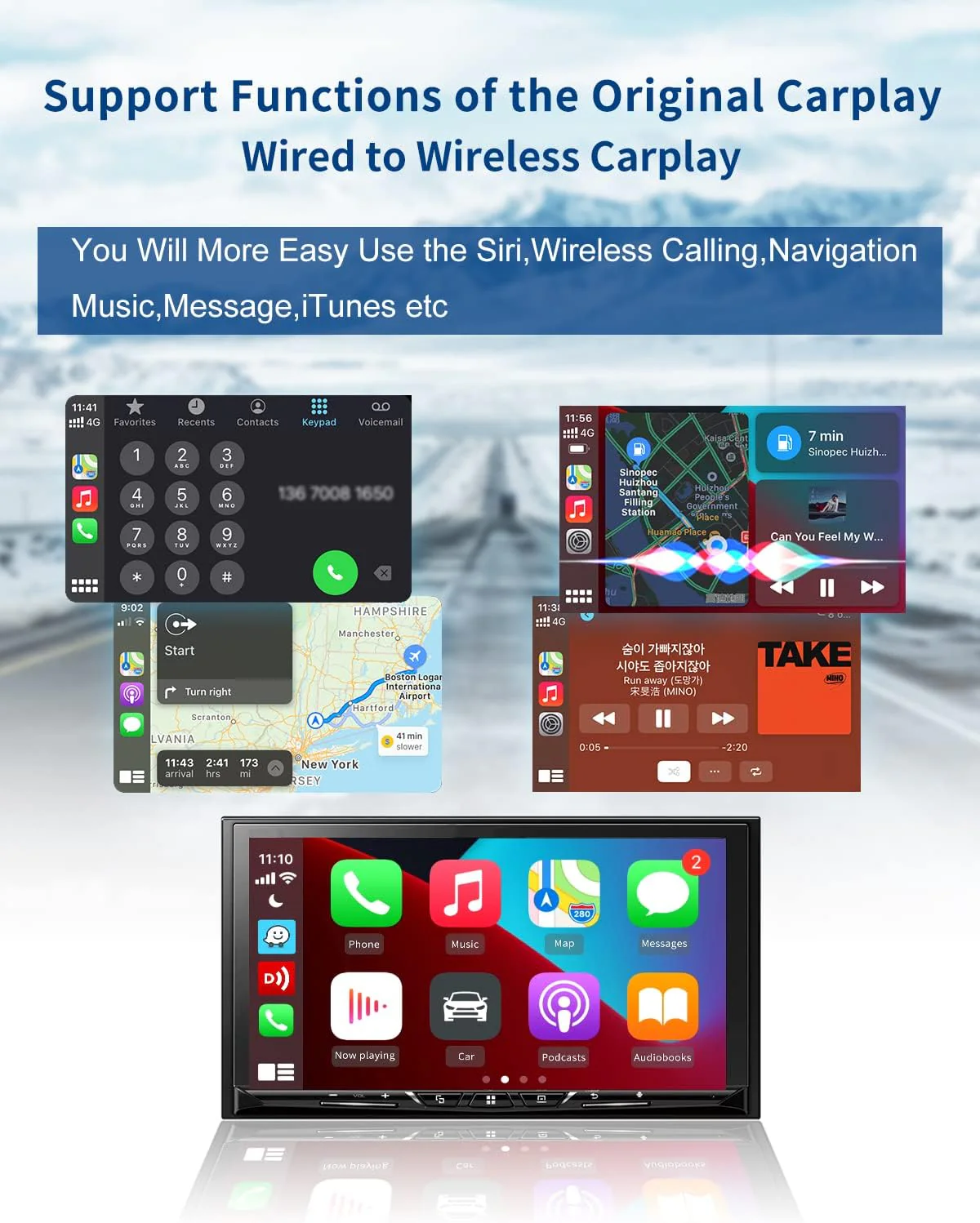 Carlinkit 3.0 MINI Wireless CarPlay Box Bluetooth Auto for Original car wired to wireless CarPlay Support 98% of Car models - Image 4