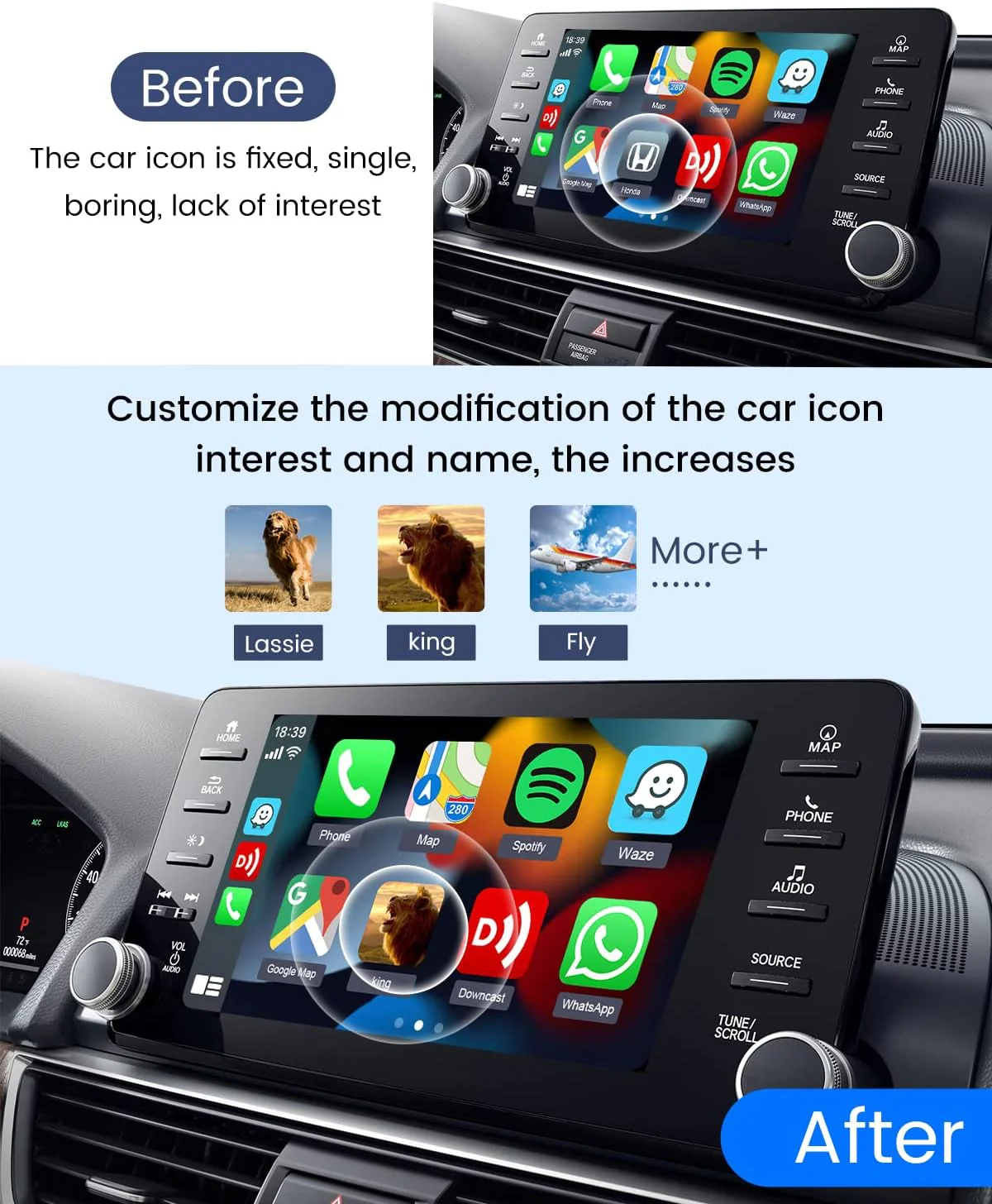 🔥🔥🔥Carlinkit 3.0 U2W Wireless carplay adapter for OEM factory wired carplay to wireless CPC200-U2W-PLUS - Image 6