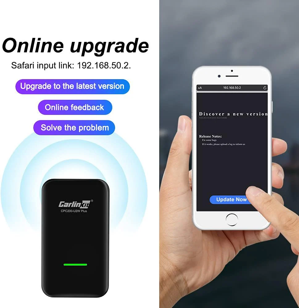 🔥🔥🔥Carlinkit 3.0 U2W Wireless carplay adapter for OEM factory wired carplay to wireless CPC200-U2W-PLUS - Image 9