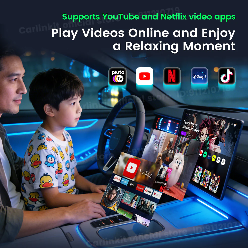 Carlinkit 5G LTE Tbox Ultra 3 Android Tv Box Android 15 Wireless Carplay Adapter QCM6350 Smart Car Ai Box Carplay For Netflix Youtube - Image 4