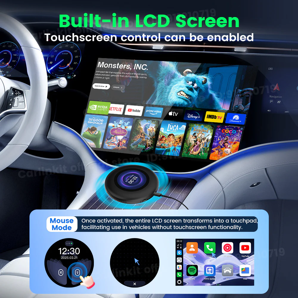 Carlinkit 5G LTE Tbox Ultra 3 Android Tv Box Android 15 Wireless Carplay Adapter QCM6350 Smart Car Ai Box Carplay For Netflix Youtube - Image 8