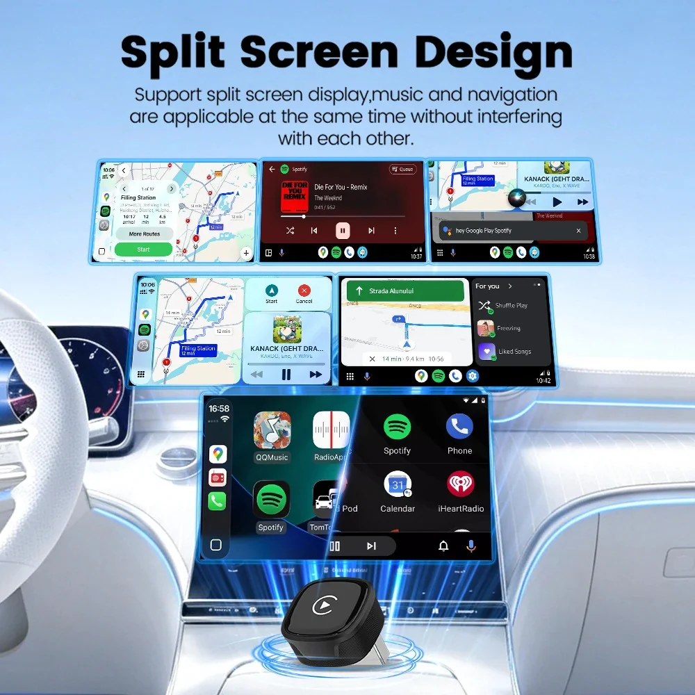 CarlinKit Mini Ultra 4 Wireless Adapter Wireless CarPlay Android Auto Plug &Play WiFi Bluetooth Auto Connection OTA Upgrade - Image 3