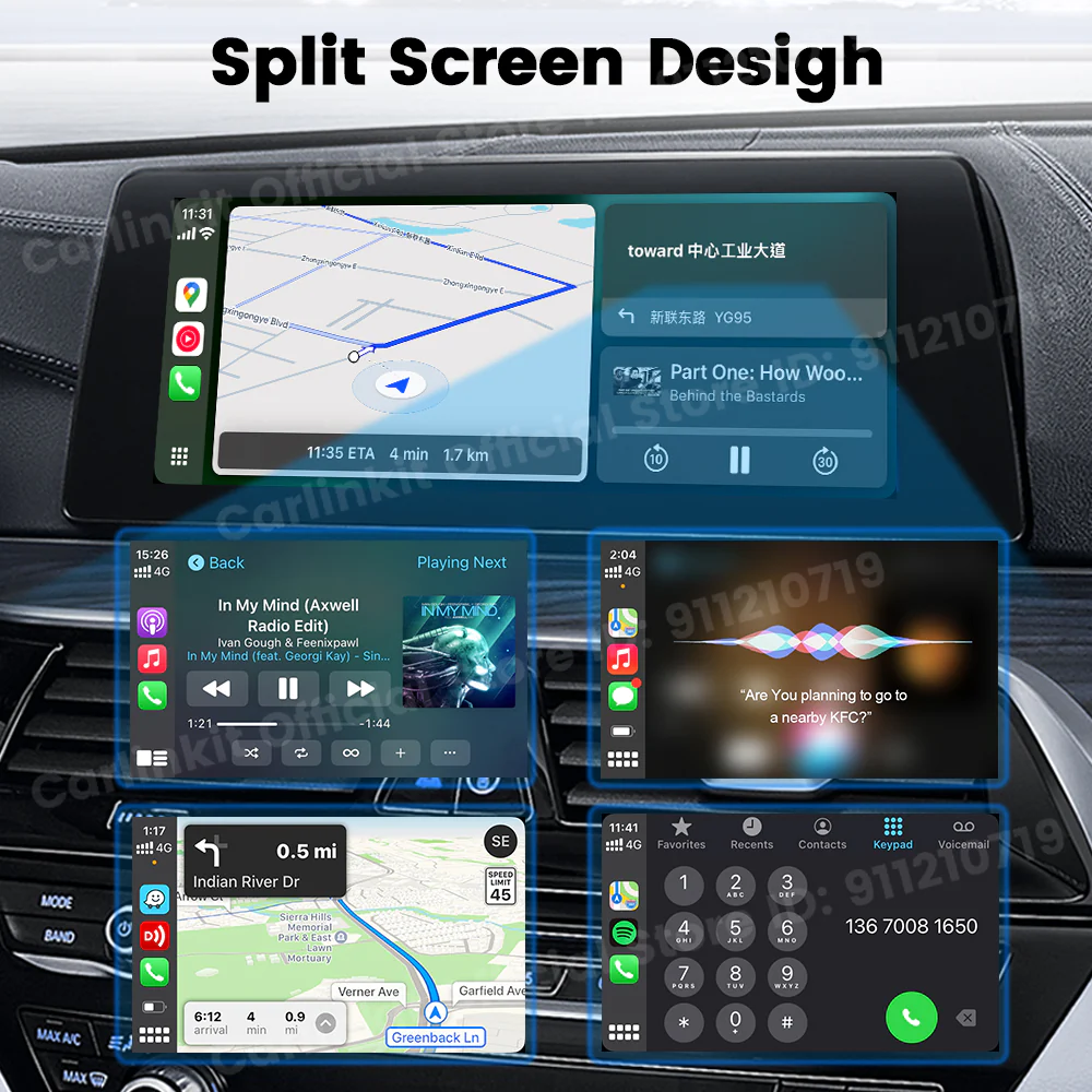 CarlinKit Mini Ultra Wireless Adapter Wireless Android Auto & CarPlay USB Dongle For Car Upgrade WiFi Bluetooth Auto Connect - Image 3