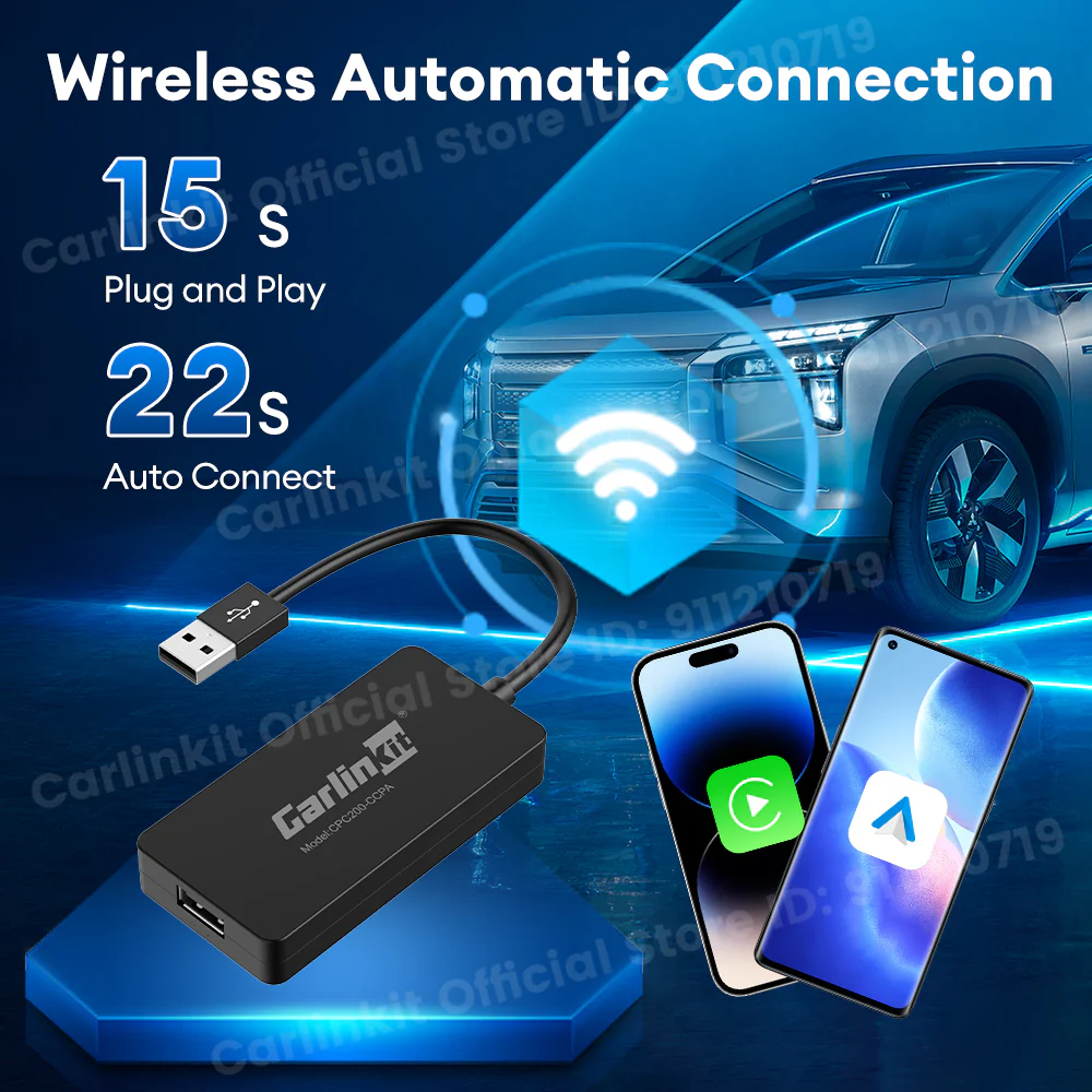 Carlinkit USB Dongle Wireless CarPlay Android auto Box Wired Mirrorlink For Aftermarket Android Screen Car Multimedia Player Bluetooth Auto Connect - Image 4