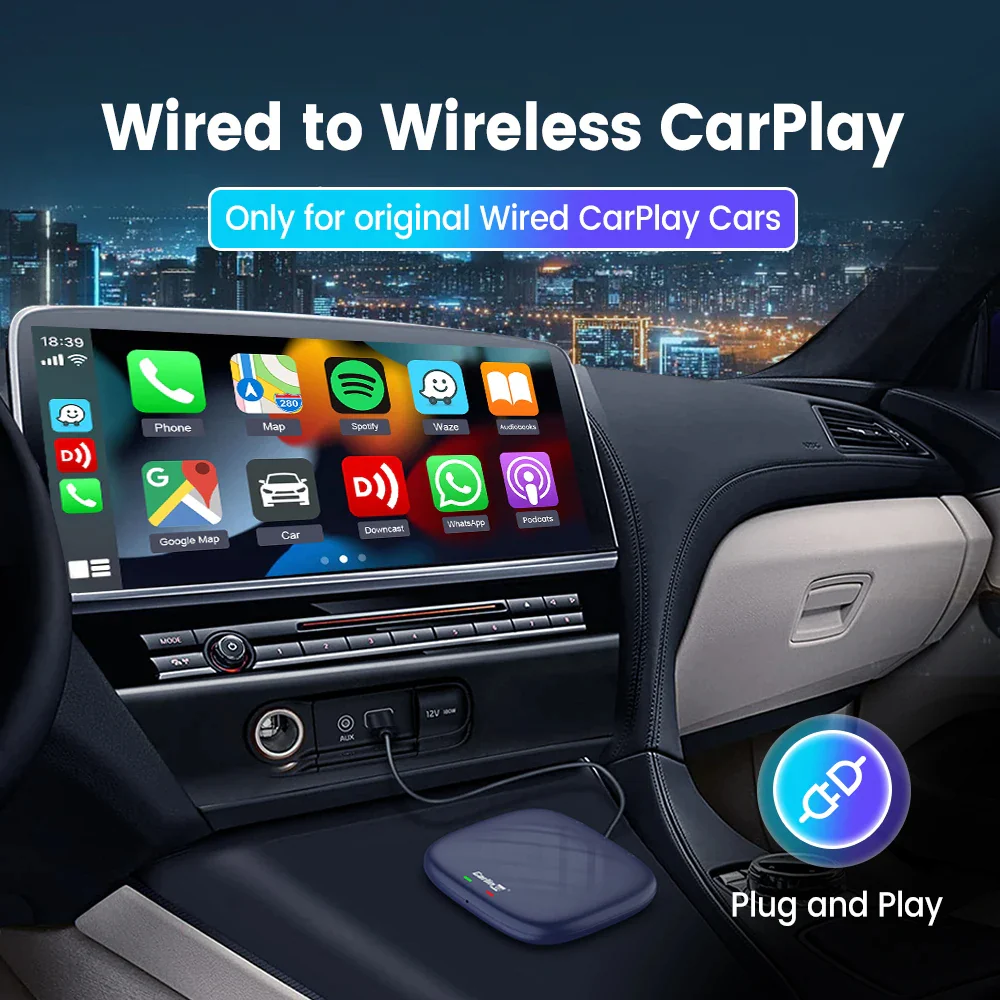 Carlinkit CarPlay Ai Box Plus 6GB+128GB Android 13 Car TV Box Online Upgrade For Netflix IPTV Wireless Android Auto CarPlay Box - Image 3